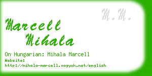 marcell mihala business card